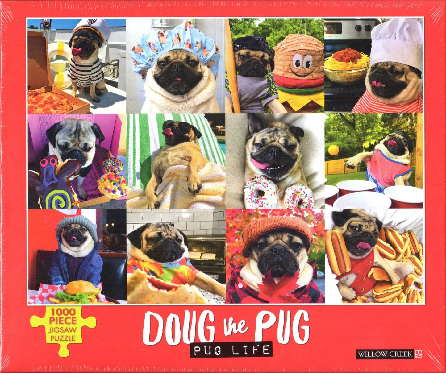 Doug The Pug Pug Life: 1000 Piece Puzzle