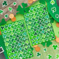 Linaye St Patricks Day Stickers Labels Bulk, 2200Pcs Shamrock Stickers For Kids Adults, 36 Sheets St. Patricks Day Stickers Labe
