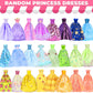 70 Pcs Doll Clothes And Accessories Kit, Including 4 Princess Gowns 8 Fashion Dresses 3 Tops 3 Pants 2 Bikini Swimsuits 20 Shoes 10 Hangers 20 Accessories For 11'-12' Dolls1
