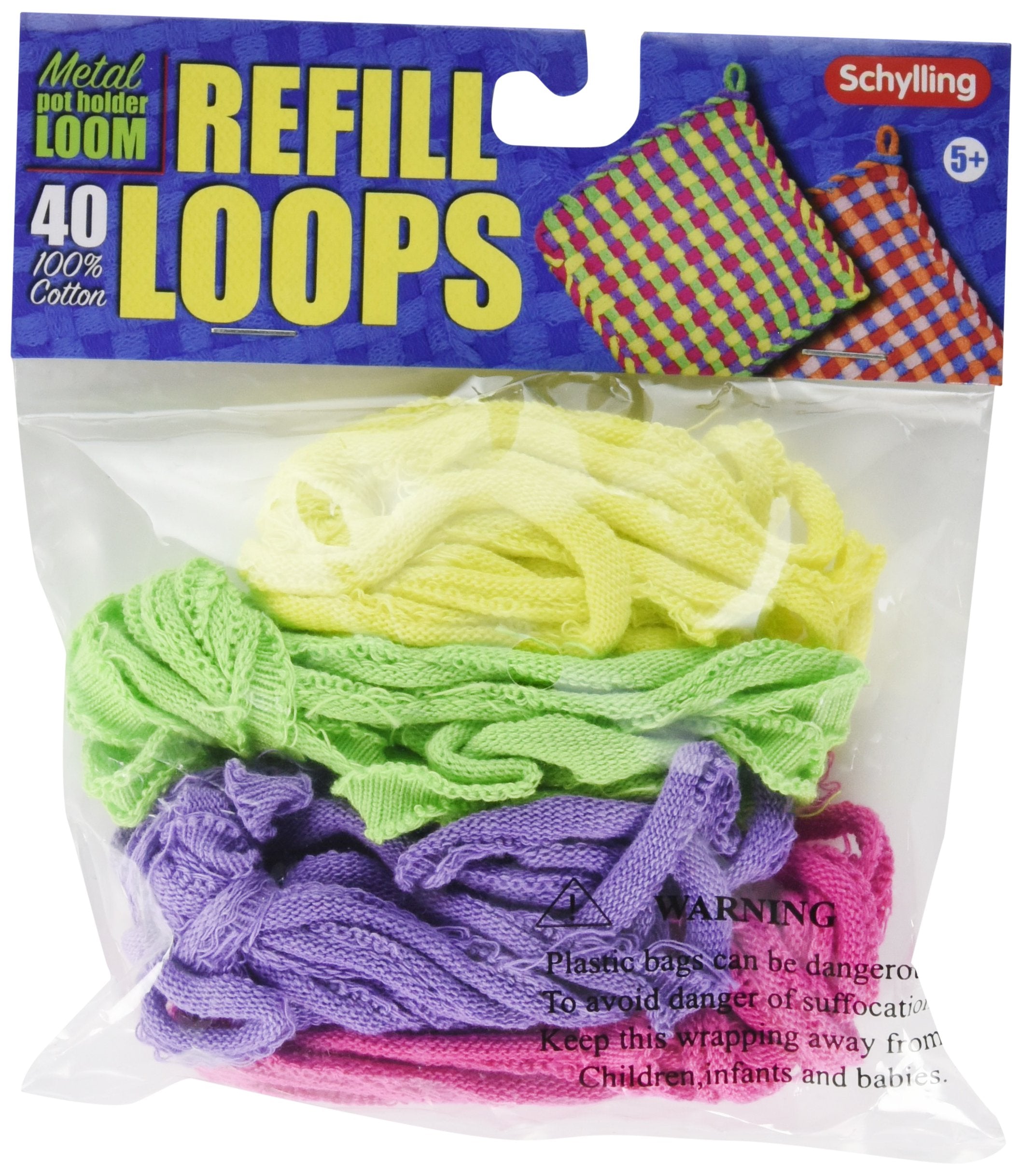 Schylling Loop Refills for Metal Potholder Loom – Toytooth