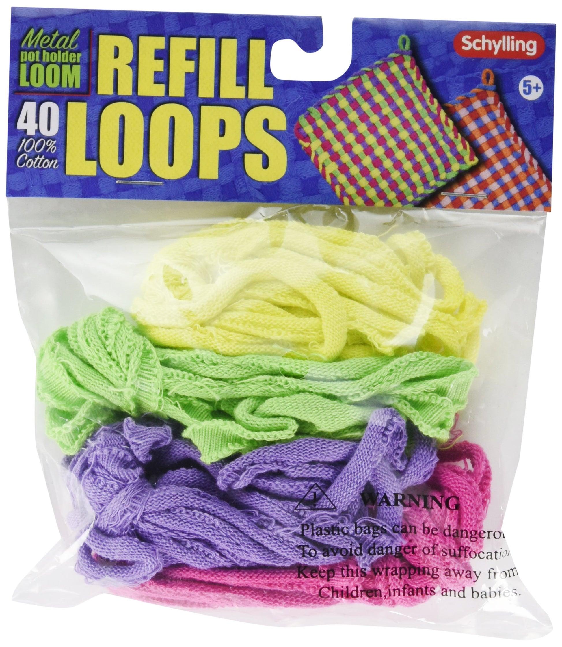 Schylling Loop Refills for Metal Potholder Loom