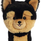 Aurora® Playful Teddy Pets™ Yorkie Stuffed Animal - Unique Design - Endless Play - Black 6.5 Inches
