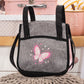 Bayer Design Dolls: Xeo Twin Pram - Butterfly Grey & Pink - Matching Handbag, Adjustable Handle, For Dolls Up To 20''
