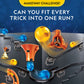 National Geographic Magnetic Marble Run - 50-Piece Stem Building Set For Kids & Adults With Magnetic Track & Trick Pieces, & Marbles For Building A Marble Maze Anywhere Magnets Stick
