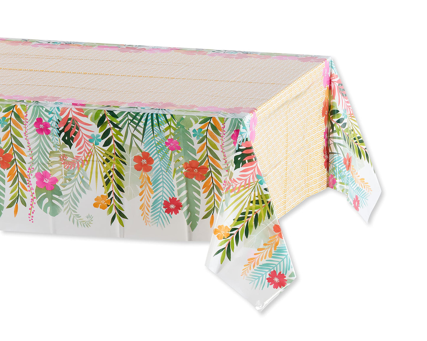 American Greetings Tropical Luau Party Supplies for BBQs and All Summer Parties, Plastic Table Covers (3-Count)