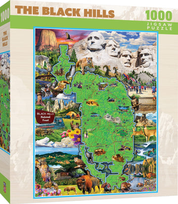 Black Hills Map Puzzle 1000 Pc