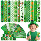 36 Pcs St. Patrick'S Day Slap Bracelet,St Patricks Day Favors,St Patricks Day Gifts,St Patricks Day Decorations Gifts Bracelet D