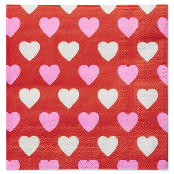 American Greetings 50-Count Valentines Day Party Supplies, Paper Napkins