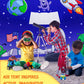 Skywin Inflatable Tent for Kids (Space), Inflatable Air Tent for Kids Sets Up and Stores Away in Seconds, Improved Blow up Fort