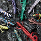 Chivao 10 Pieces Assorted Slap Bracelet Lizard Snap Bracelet Sequin Animal Slap Bracelets Cool Halloween Snap Bracelets for East