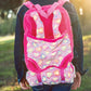 The Queen'S Treasures Doll Accessories, Pink Baby Doll Backpack Carrier And Doll Sleeping Bag, Compatible For Use With 15 And 18 Inch American Girl. Doll Not Included