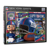 YouTheFan NFL New York Giants 500-Piece Retro Puzzle - Team Colors, Cardboard, Large