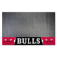 FANMATS 14199 Chicago Bulls Vinyl Grill Mat - 26in. x 42in. - Deck Patio Protective Mat | Oil, flame, and UV resistant