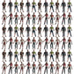 Powertrc Toy Zombie Action Figures With Movable And Detachable Joints | Mini Zombie Figurines | Great For Presents, Decoration, And Party Favors | Pack Of 6, 4 Inches Tall Zombies (72 Pcs)