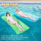 Sloosh Inflatable Pool Floats Raft Lounge For Adults,Floating Mat Swimming Pool Mattress With Headrest,2 Pieces Pool Float Air M
