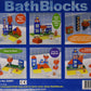 Bathblocks Floating Coast Guard Set, Red & Whte