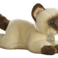 Aurora® Adorable Miyoni® Siamese Cat Stuffed Animal - Lifelike Detail - Cherished Companionship - Brown 8 Inches