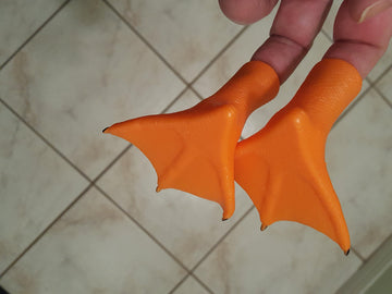 Mcphee Mts Duck Feet For Your Hands (Finger Duck Feet) 1 Pair