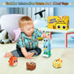 Stacking Toys Set For Toddlers 18+ Months, 6 In 1 Infant Sensory Toys With Changing Expressions, Pressable Animal Stacking Block