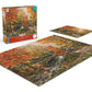 Ceaco - Thomas Kinkade - Fall At Fox Creek Bridge - 300 Oversized Piece Jigsaw Puzzle