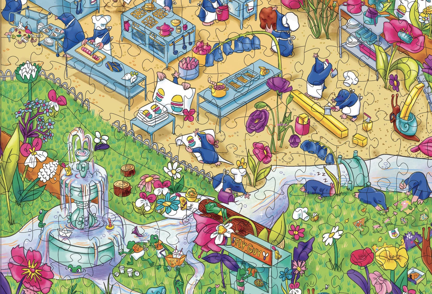 Magic Puzzle Company 1000 Piece Jigsaw Puzzle - The Forest Feast, Paper Material, Model BGZ115818