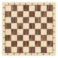WE Games Mousepad Chess Board 20 in. with Wenge Wood Grain Design - enhanced Tournament Chess Mat  Perfect Travel Chess Board for mature-themeds