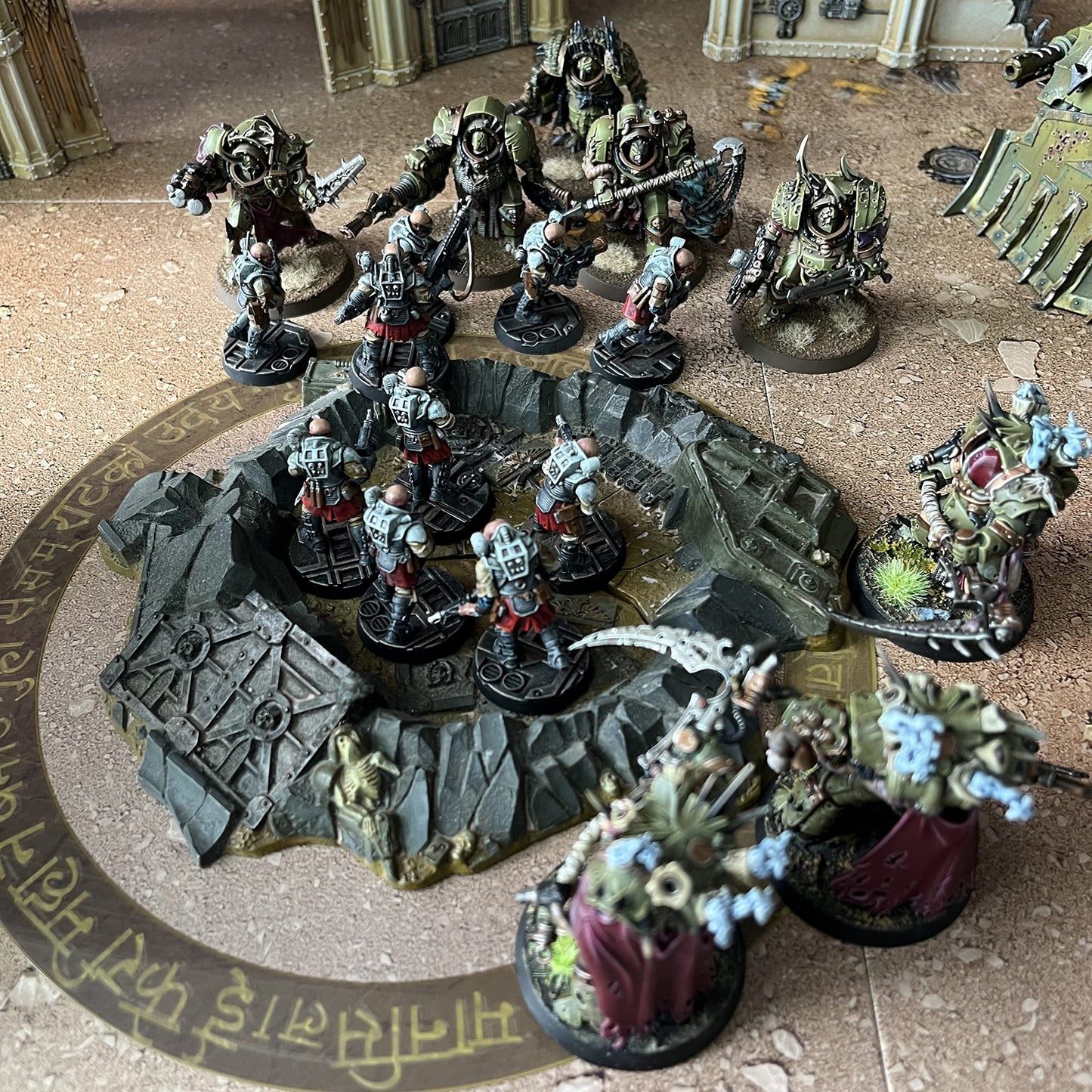 Jucoci Objective Point Markers 6Pcs Set Objective Marker Compatible With Wh40K Wargame (Miniature Not Included)