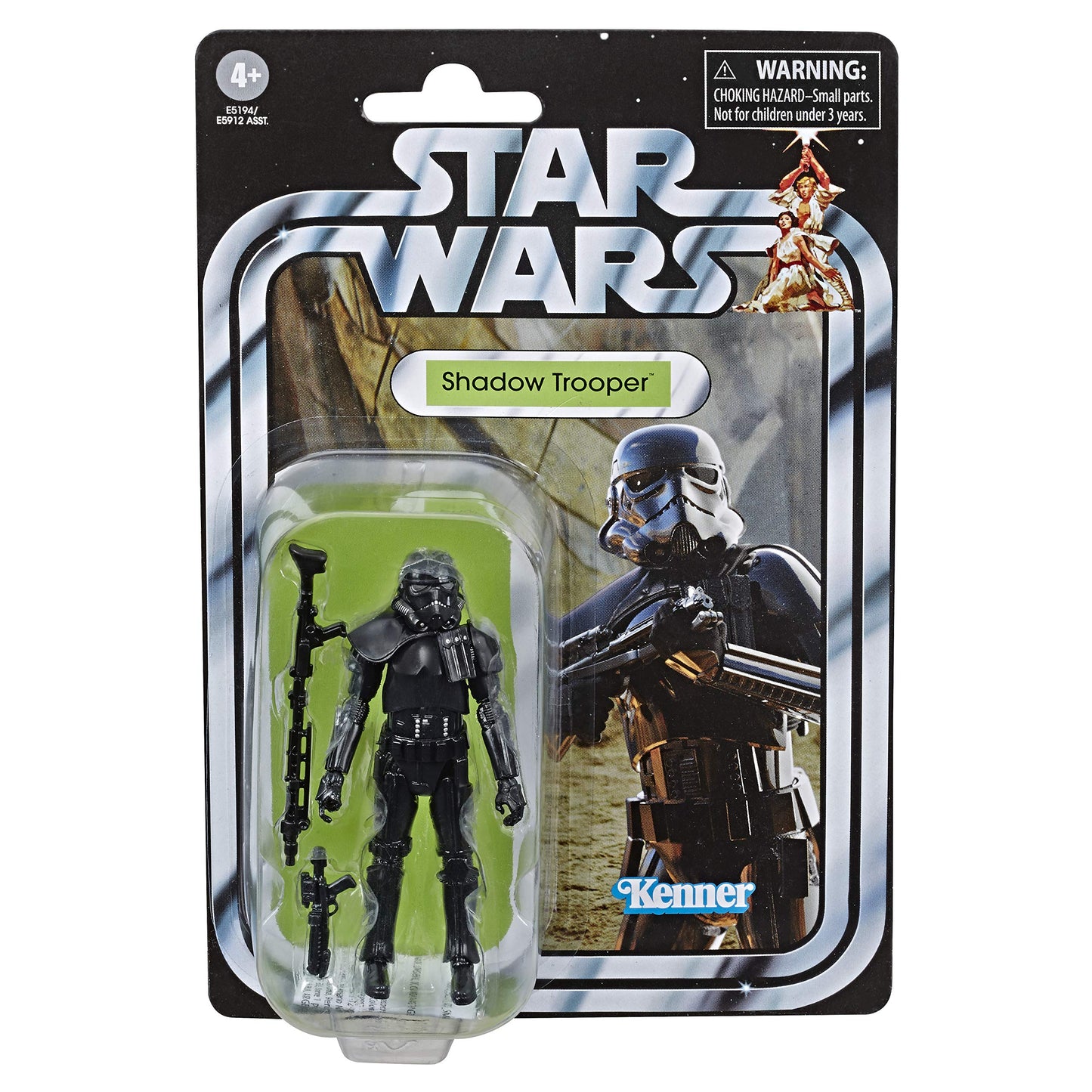 Star Wars The Vintage Collection Shadow Trooper Toy, 3.75' Scale Action Figure, Toys For Kids Ages 4 & Up