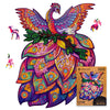 Unidragon Wooden Jigsaw Puzzles - Fairy Bird, 198 Pcs, Medium 9.7''X12.6'', Beautiful Gift Package, Unique Shape Best Gift For A