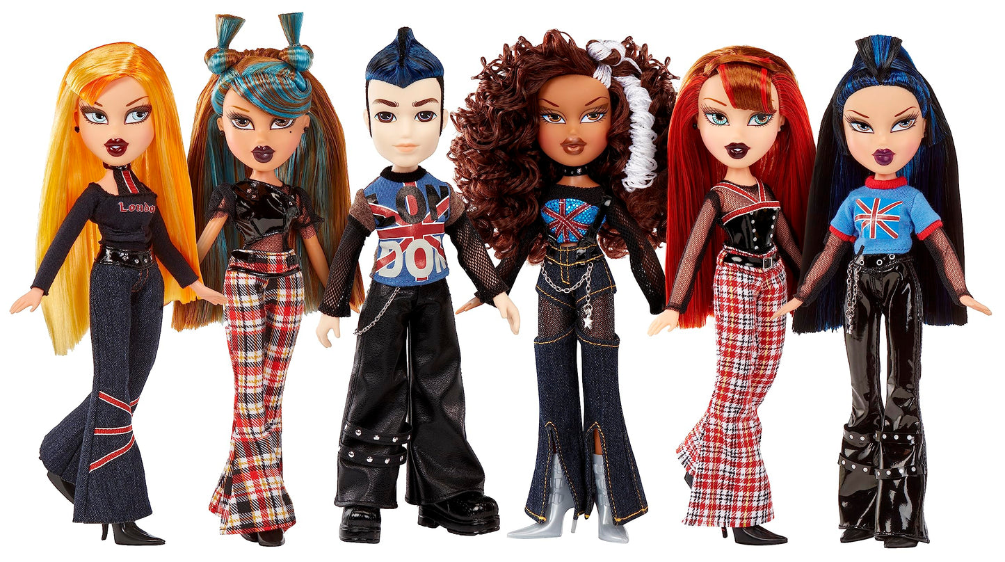 Bratz Pretty ‘N’ Punk Eitan Boyz Punkz Fashion Doll With 2 Outfits And Suitcase, Collectors Ages 6 7 8 9 10+