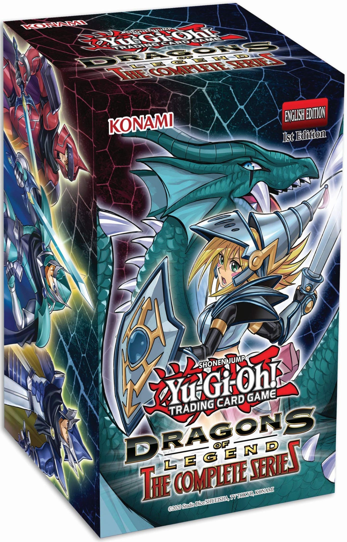 Yu-Gi-Oh! Trading Cards Dragon Of Legend Complete Series Deck, Multicolor (083717850663)
