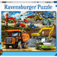 Ravensburger Construction Vehicles 100-Piece Jigsaw Puzzle - Engaging & Educational Toy For Kids | Durable & Long-Lasting | Stimulates Creativity & Problem Solving | Fsc Certified