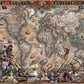 Educa - Pirates Map - 2000 Piece Jigsaw Puzzle - Puzzle Glue Included - Completed Image Measures 37.75' X 26.75' - Ages 14+ (18008)