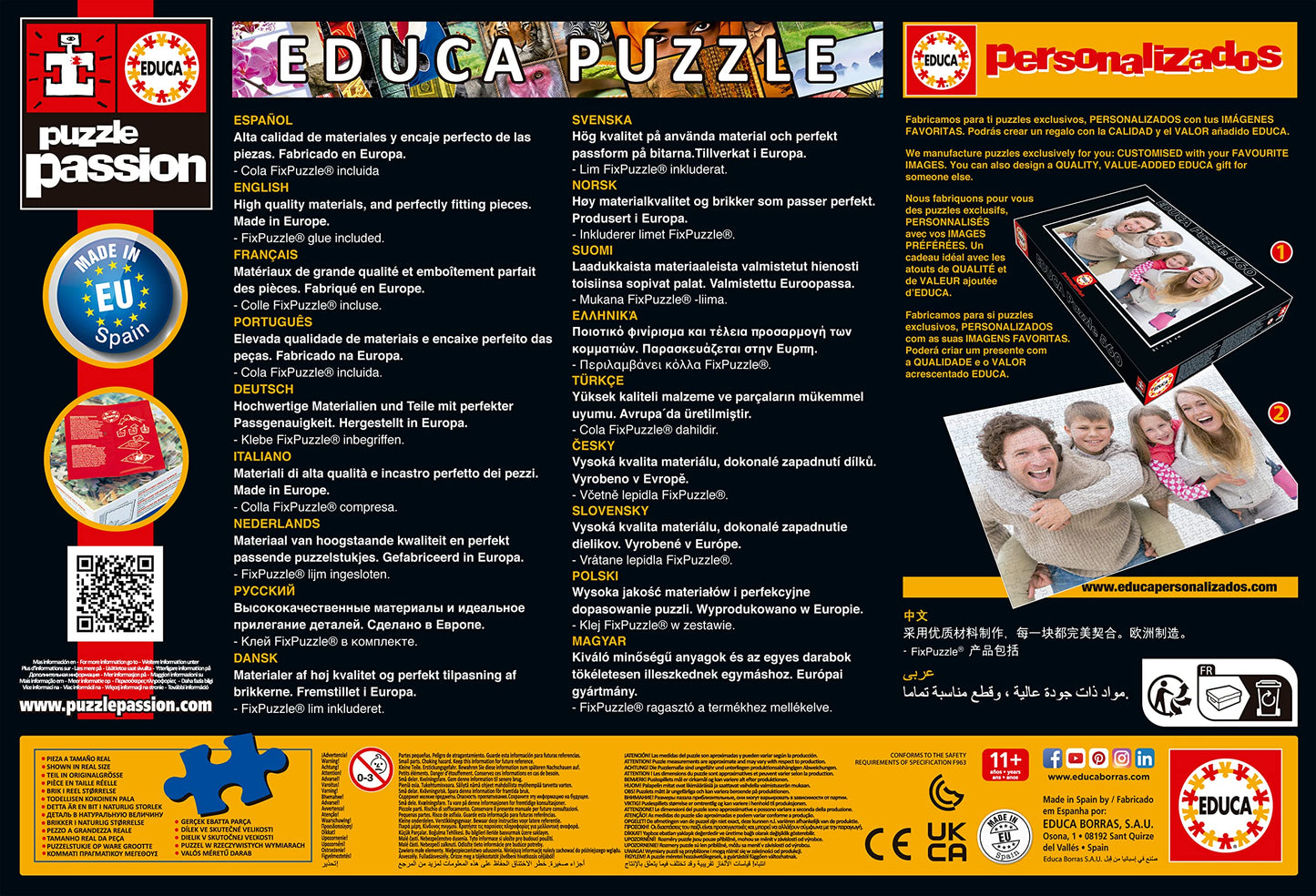 Educa 17985 Fairy And Unicorn Puzzle, 500 Pieces, Multicoloured, Piezas