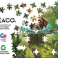 Ceaco 500 Piece Jigsaw Puzzle - Mark Fredrickson Chocolate Lab - Brown Cardboard Model 2402-9