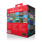 My Arcade Plug N Play Tv Game Console: 220 Retro Style Games, Plugs Into Tv, Battery Or Usb Powered, Ergonomic Controller Shape,