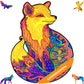 Unidragon Original Wooden Jigsaw Puzzles - Alluring Fox, 333 Pieces, King Size 12.2'' ?15.7, Beautiful Gift Package, Unique Shap