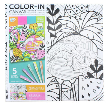 Anker Play Coloring Canvas with Gel Pens | Fruit