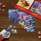 Unique Jigsaw Puzzle Advent Calendar 2024 – Collection Of Twelve 100-Piece Puzzles, 12 Days Of Xmas Holiday Countdown, Fun For Kids, Adults And Family, Licensed Artwork From 12 Well-Known Artists