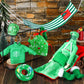 Bencailor 12 Pcs Christmas Elf Doll Accessories Set Include Elf Sleeping Bag Pillow Scarf Mask Eye Patch Sweater Hoodie Shoes Ha