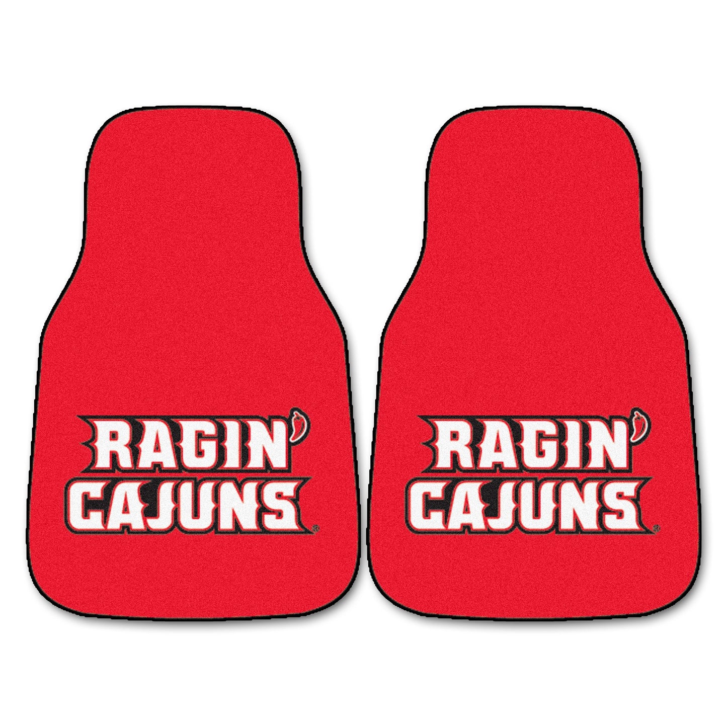 Louisiana-Lafayette 2 Piece Front Car Mats