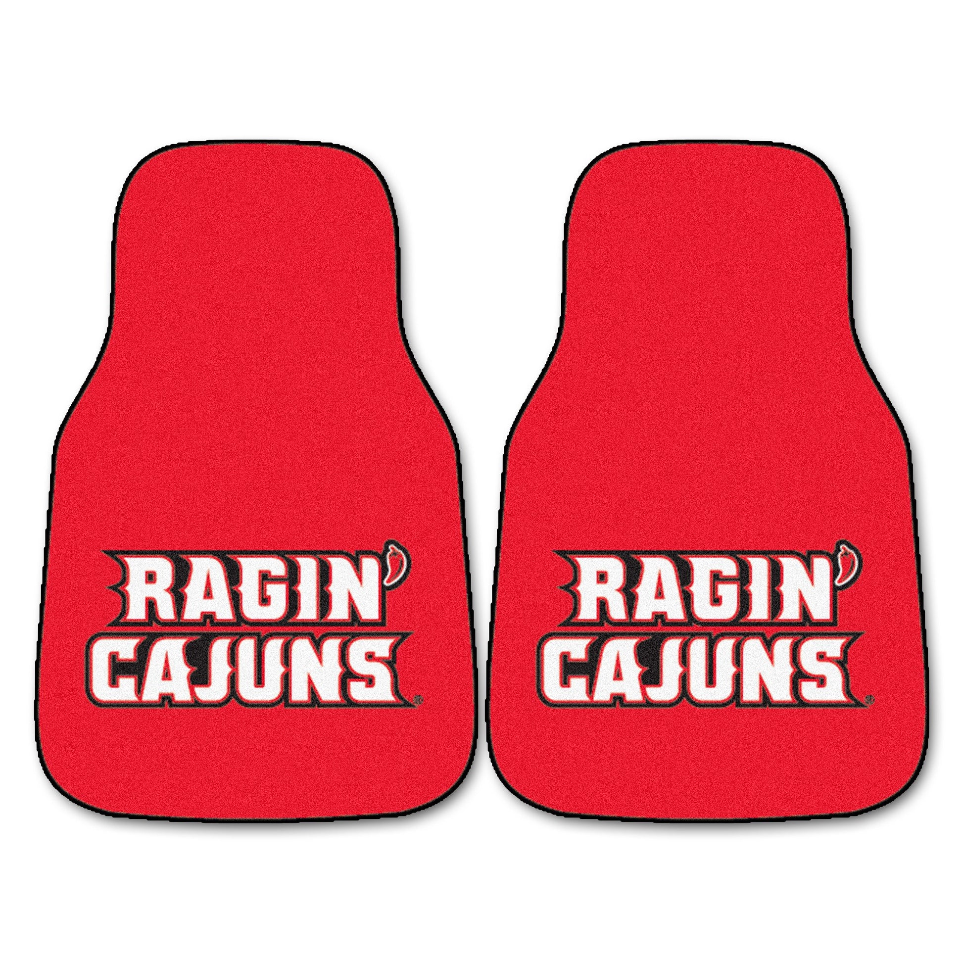 Louisiana-Lafayette 2 Piece Front Car Mats