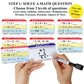 Think2Master Wacky Cards 3rd - 5th Grade. Math Card Game for Families & Classroom. Make Hilarious Sentences While Practicing Mat