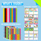 SpriteGru Math Linking Cubes Set - 100 Multicolor Plastic Counting Blocks with 30 Activities, Model Gru546, Small Size, Fun & Educational