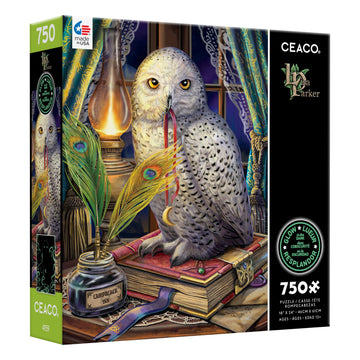 Ceaco - Glow In The Dark - Lisa Parker - Guardian Of Spells Glow - 750 Piece Jigsaw Puzzle
