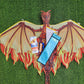 Simxkai Dragon Kite For Adults, Kids Kite, Kite Boy,Beach Kite,Large Kite, Kites For Kids Ages 8 12 Easy To Fly, Kite For Beginners, Large Single Line Kite For Beach Trip