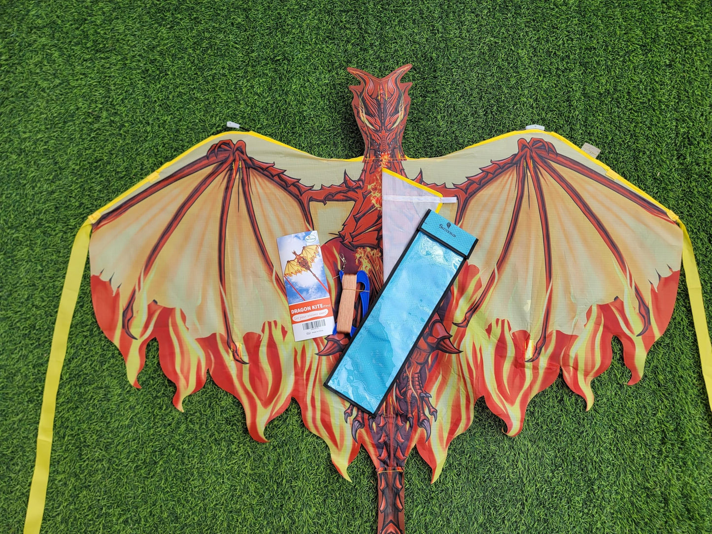 Simxkai Dragon Kite For Adults, Kids Kite, Kite Boy,Beach Kite,Large Kite, Kites For Kids Ages 8 12 Easy To Fly, Kite For Beginners, Large Single Line Kite For Beach Trip