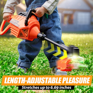Toddler Weed Trimmer: Electronic Modern Pretend And Play Tool Designed For Little Hands Gardening Toy With Lights And Sounds, Bi