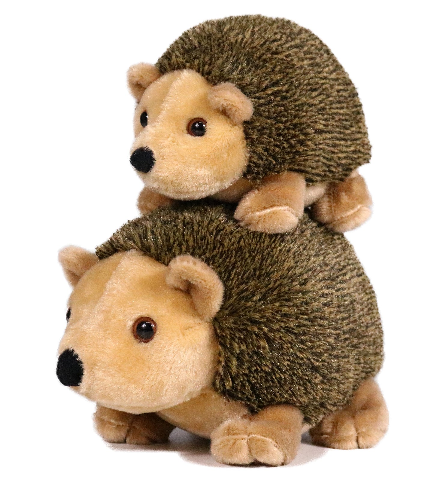 Ice King Bear Mom And Baby Stuffed Animals Set Zoo Wild Animals (Hedgehog)