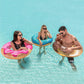 Joyin Donut Pool Float With Glitters 32.5” (3 Pack), Funny Tube Toys For Swimming Pool Party And Donut Party Supplies